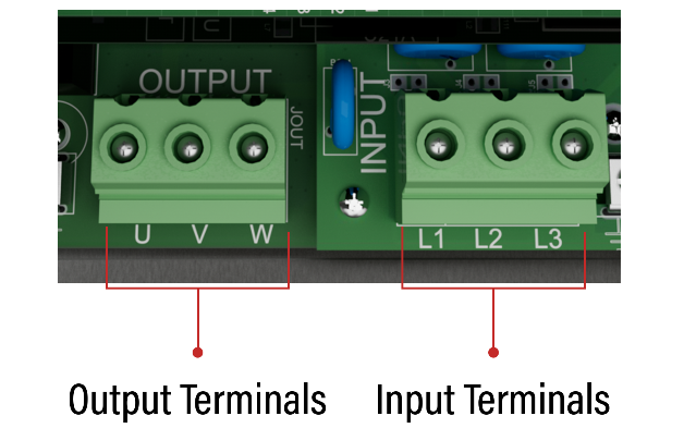 Input and Output Terminals