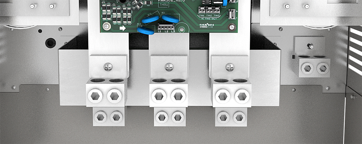 DXL 4350 Input Lugs above Output Lugs