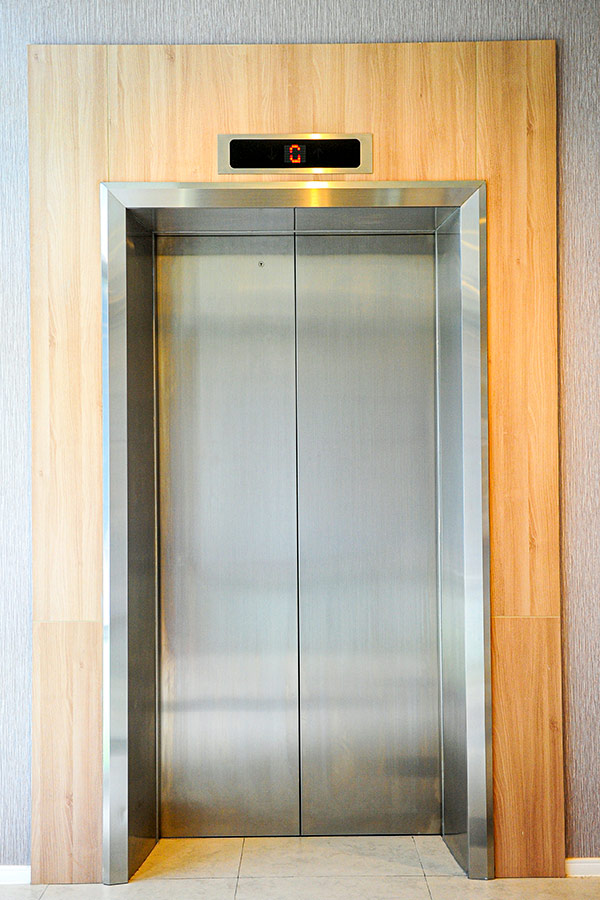 Elevator door exterior