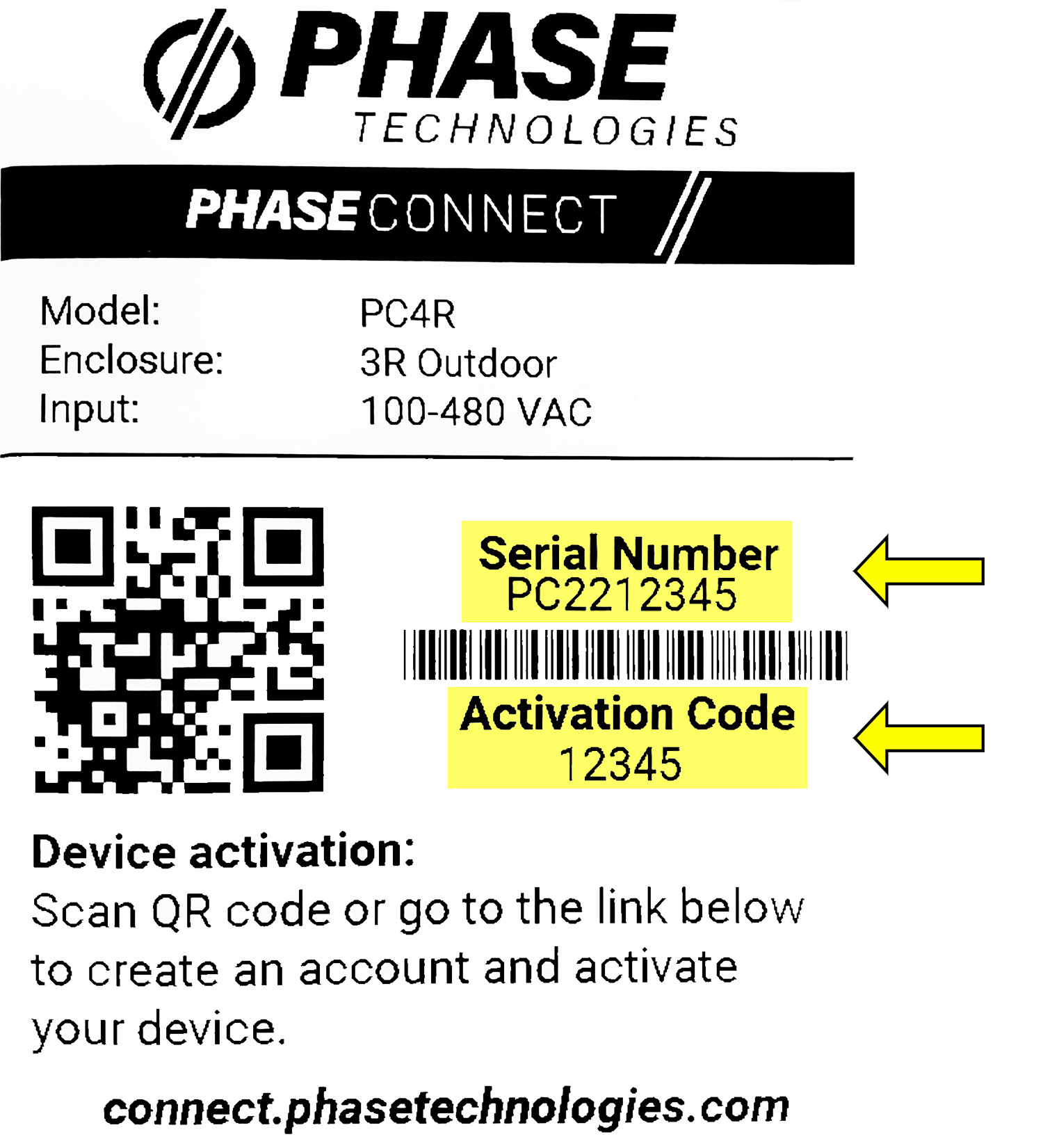 Phase Connect Activation Sticker