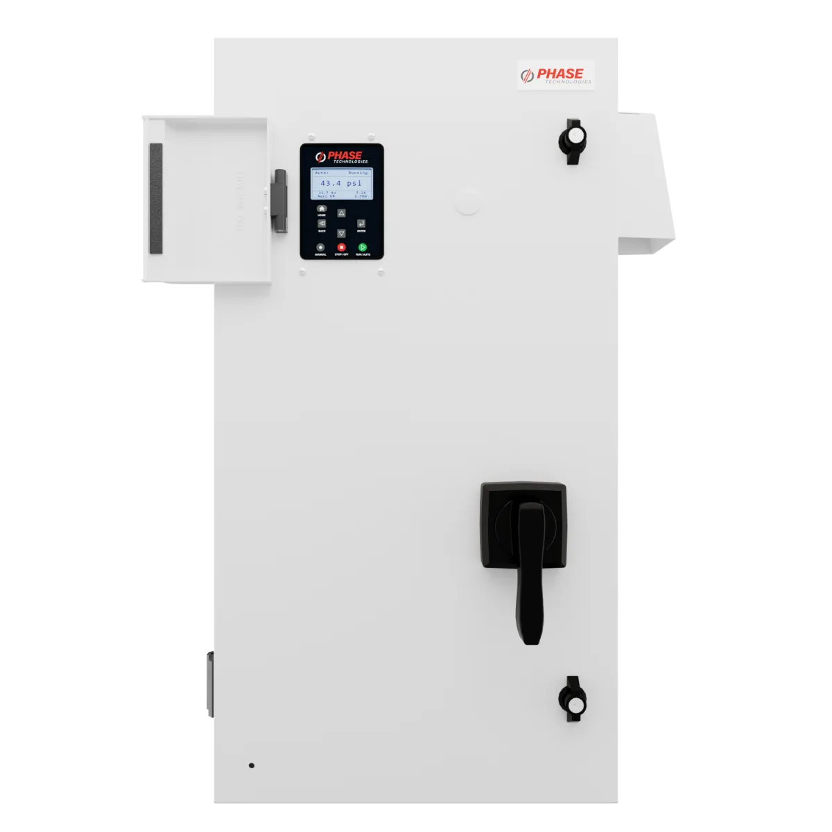 Phase soft starter for three-phase motors