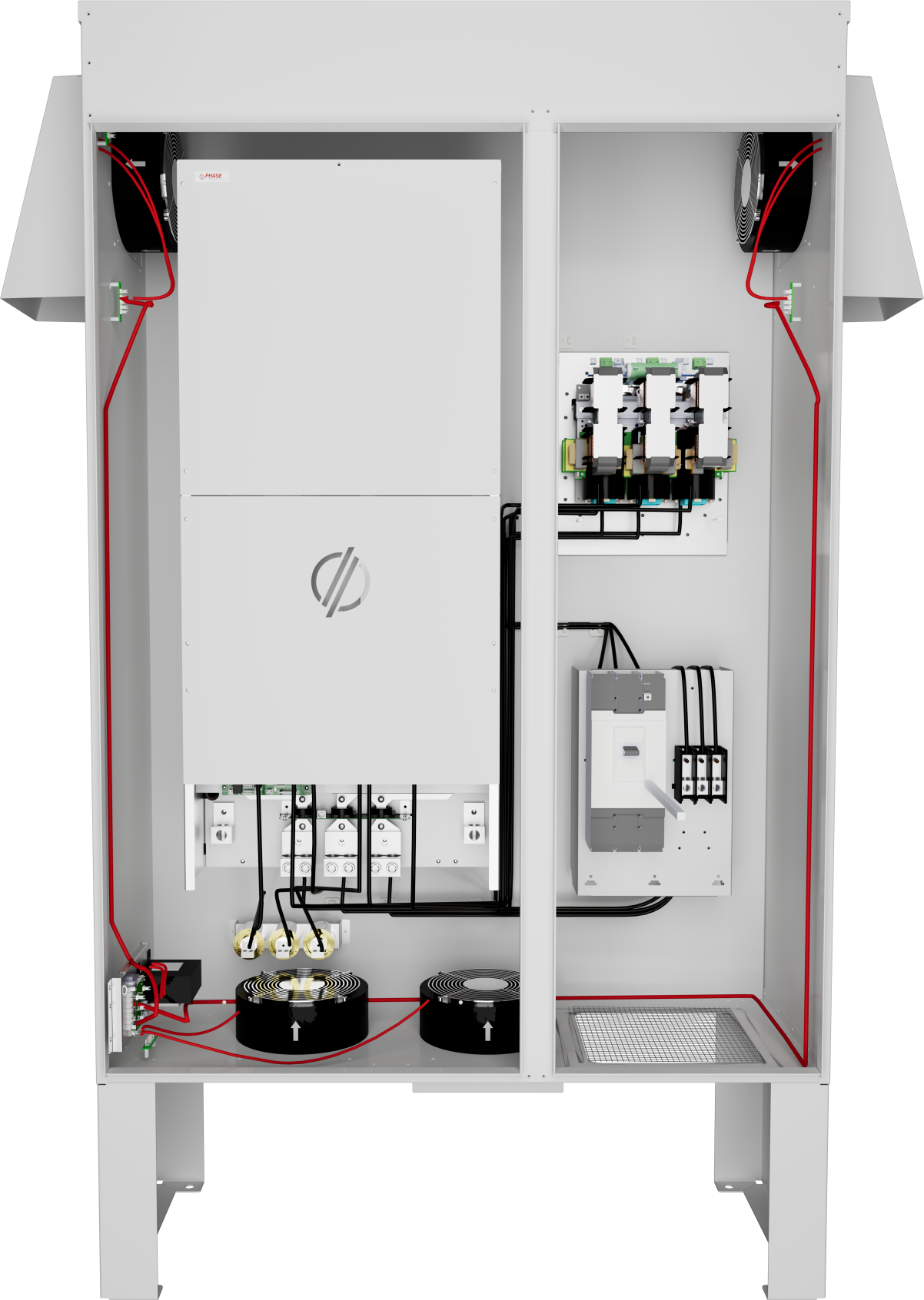 UL 508A custom pump-control panel, open